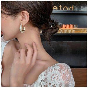 INS Style Delicate White Pearl Earrings